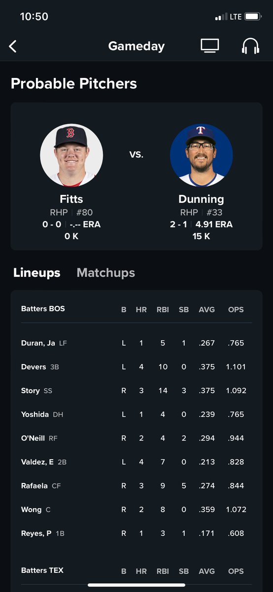 Big news today!!  Helena alum Richard Fitts is getting the start today in the Red Sox final exhibition game of spring training!  So proud of you Fitts!