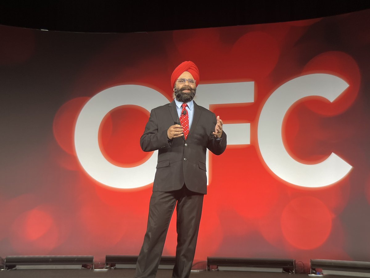Happening now at the #OFC24 plenary - Networking Alchemy: Transforming Science Through Connectivity @ESnet's Inder Monga is covering global-scale science and its workflows, innovations being explored to meet its rapidly evolving needs and the engineering behind it.