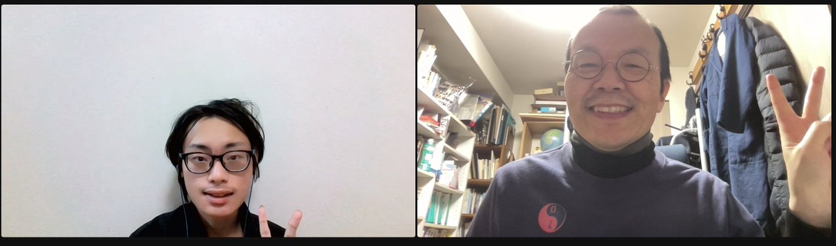 CoderdojoNada's tweet image. 3/24(日) 第72回 CoderDojo Nada(灘)を開催しました。
Zoom を使ったオンライン開催。参加者2名。
Y.Kさん高校2年生、今日は未踏Jrに応募するための提案書づくりをしていました。
実現すれば、今までになかったようなコミュニケーションツールができそうです。
次回は4/28(日)に開催