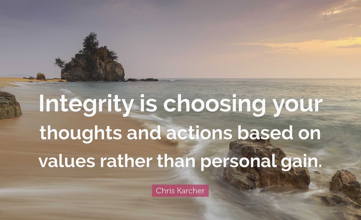 Leaders without integrity are leaders in name only. #leadership