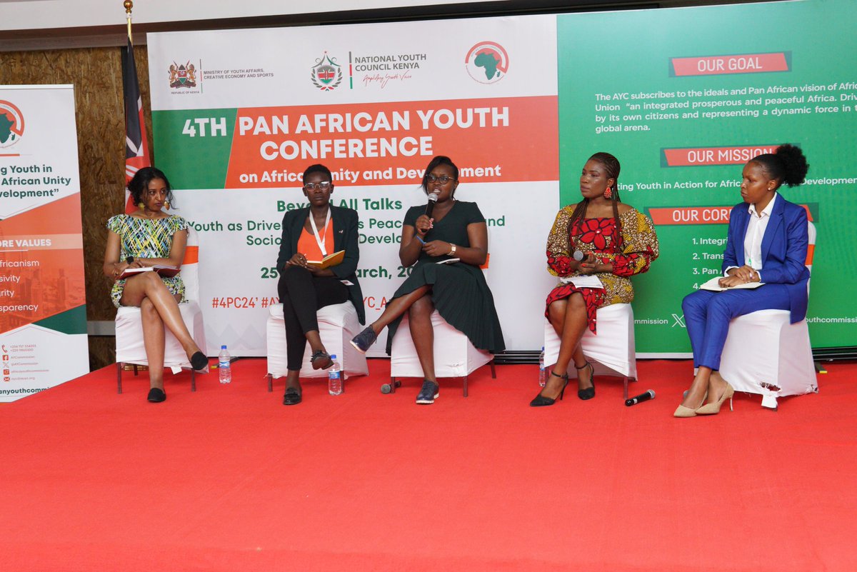 At the #4PYC24, NYC Youth Advisory Board Director, Ms. @AngelMbuthia alongside panelists from Gambia and Somalia participated in a panel discussion on Preparing for the Future of Work and The Fourth Industrial Revolution, Reconfiguring Africa’s Education System Fit for Purpose.