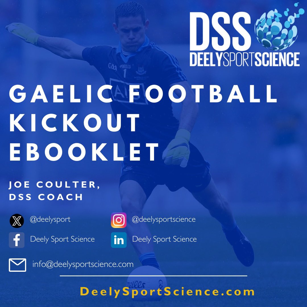 GAELIC FOOTBALL KICKOUT EBOOKLET 🚨 Available from @DeelySport ⬇️⬇️ elite.deelysportscience.com/product/gaelic…… Special launch price of €17 Sale ends soon!