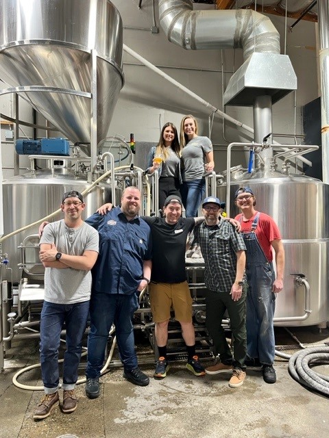 Jesse Clark, Western Craft Sales Manager, took the  Milwaukee Crew to Jackrabbit Brewing last week to get a sneak peak of our collab brew for CBC! 

Thanks to Mike and Erle for the hospitality! We can't wait to see you at CBC and try the special brew you made for our booth!