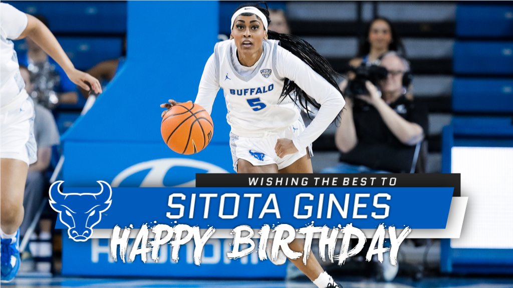 Please help us wish a very happy birthday to Sitota Gines! 🥳🤘💙 #UBhornsUP | #MI4