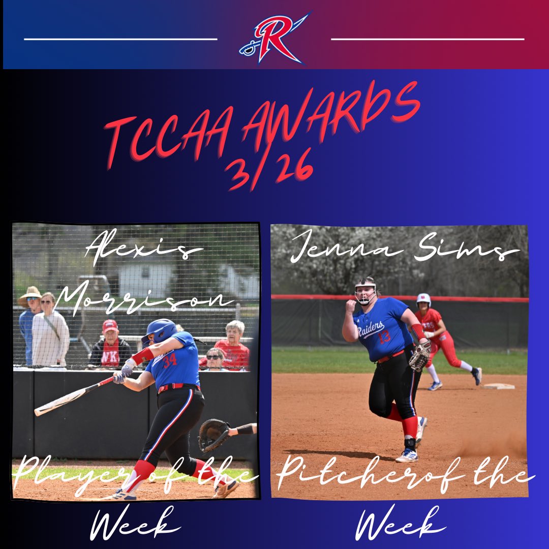Roane State Softball (@roanestsoftball) on Twitter photo Another congrats to <a href="/AlexisM341/">Alexis Morrison</a> and <a href="/jennasims2023/">Jenna Sims</a> on their honors this week! Thank you <a href="/TCCAAsports/">Tennessee Community College Athletic Association</a> for the recognition! Another congrats to <a href="/AlexisM341/">Alexis Morrison</a> and <a href="/jennasims2023/">Jenna Sims</a> on their honors this week! Thank you <a href="/TCCAAsports/">Tennessee Community College Athletic Association</a> for the recognition!