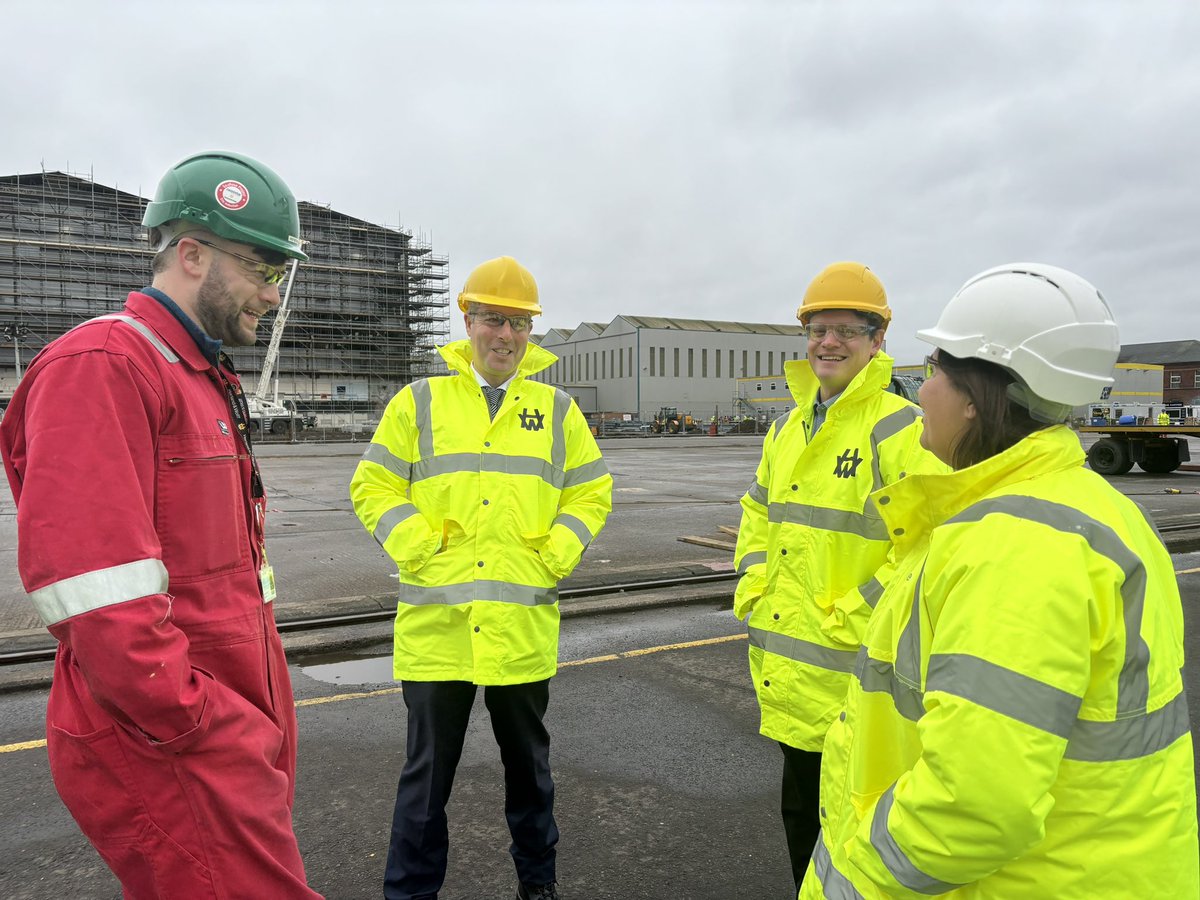 Education NI (@education_ni) on Twitter photo Education Minister <a href="/paulgivan/">Paul Givan</a> visited Belfast’s iconic Harland & Wolff shipyard where he marked the launch of the company’s 2024 Belfast schools work experience and internship programme.
The Minister discussed existing engagement between Harland and Wolff and local schools and Education Minister <a href="/paulgivan/">Paul Givan</a> visited Belfast’s iconic Harland & Wolff shipyard where he marked the launch of the company’s 2024 Belfast schools work experience and internship programme.
The Minister discussed existing engagement between Harland and Wolff and local schools and