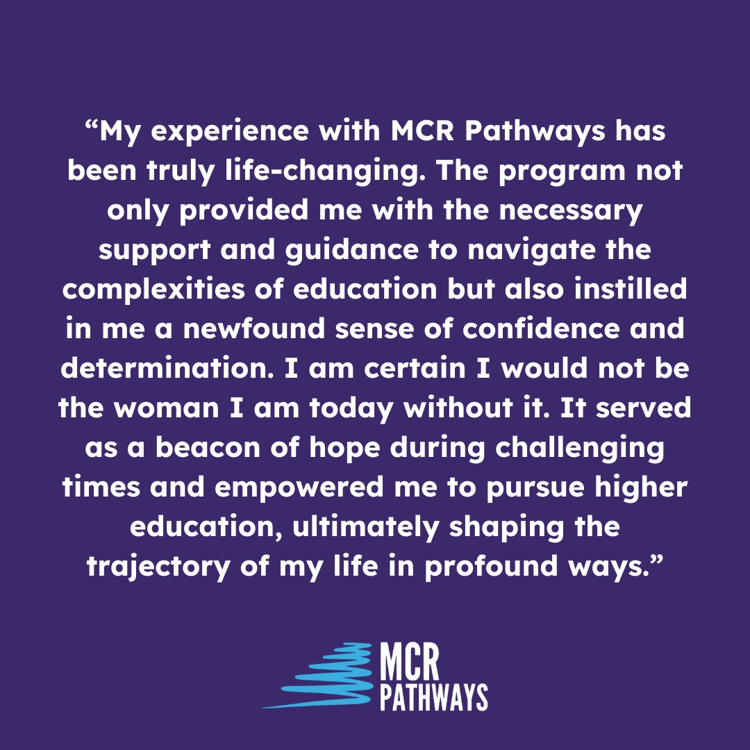 In her letter to the First Minister and the Education Secretary, Billie says the programme was “truly life-changing'. Please sign our petition: mcrpathways.org/save-mcr-glasg… @HumzaYousaf @GlasgowCC @UniStrathclyde @JennyGilruth @Glasgow_Times