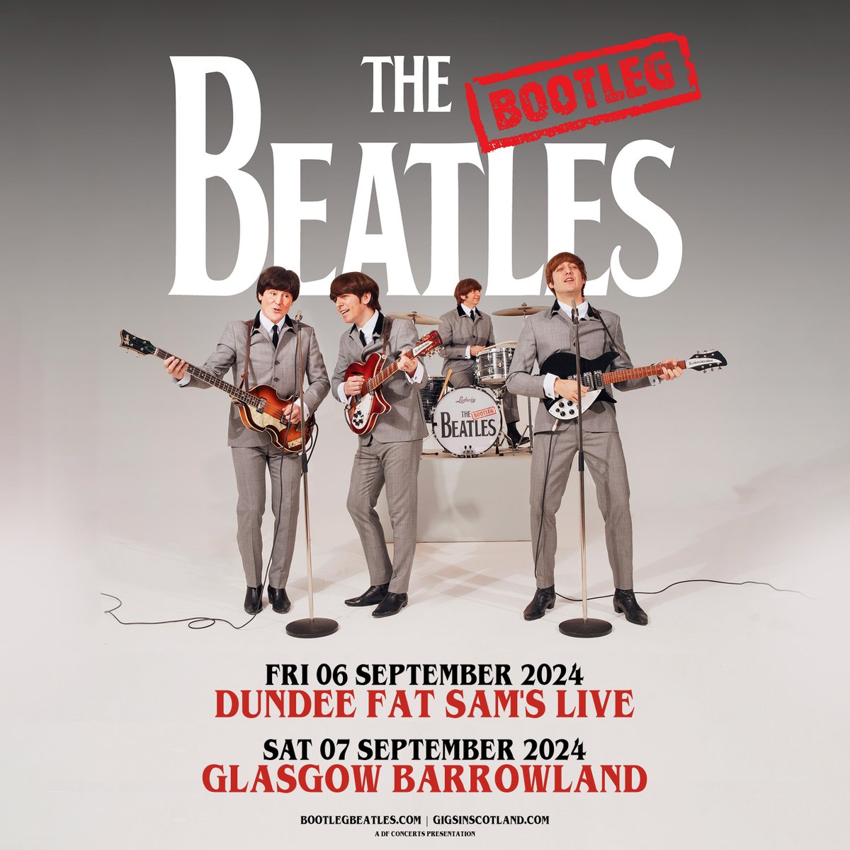 ON SALE NOW 🎟️» @BootlegBeatles @fatsams, Dundee | 6th September 2024 @TheBarrowlands, Glasgow | 7th September 2024 TICKETS ⇾ gigss.co/bootleg-beatles
