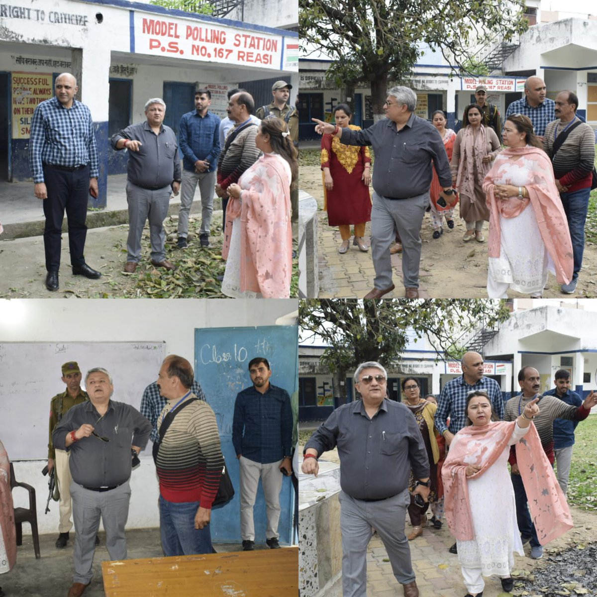 DEO Reasi, @vishesh_jk, inspected polling stations in the 57-Reasi constituency ahead of #LokSabhaElections2024, assessing facilities for voters and emphasizing prompt action to ensure smooth voting. @ECISVEEP @CEO_UTJK @diprjk @NasirAh85669224