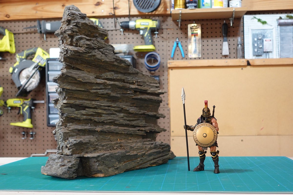#ICYMI - I recently made this #terrain from scraps! WATCH: youtu.be/obpodpTYYdM?si… It's also for sale on my website vascotoys.com. #Actionfigures #Figures #MythicLegions #StarWars #Diorama