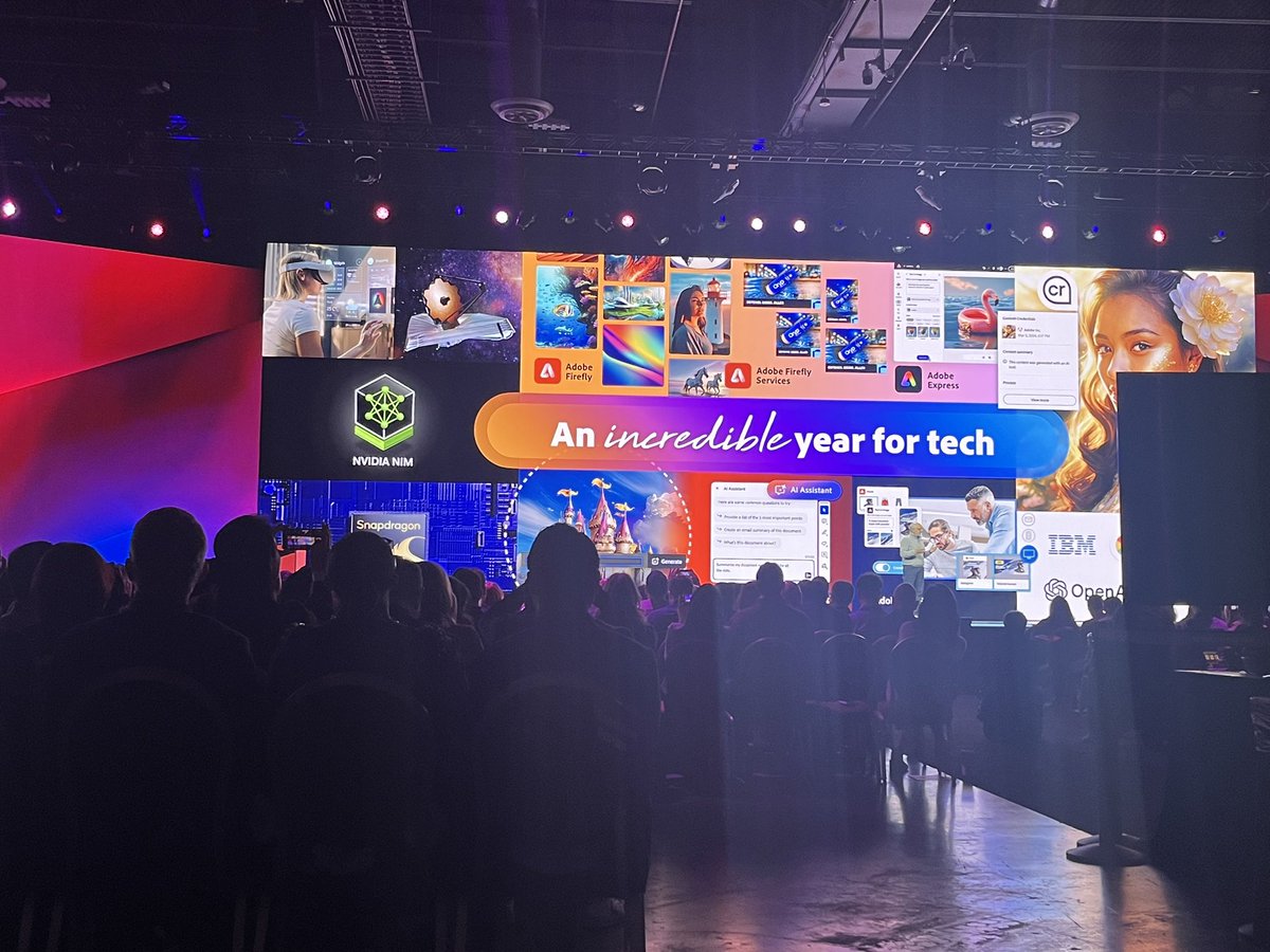 It’s incredible to be at #Adobesummit2024. The world of Digital Experience does not get bigger than this.