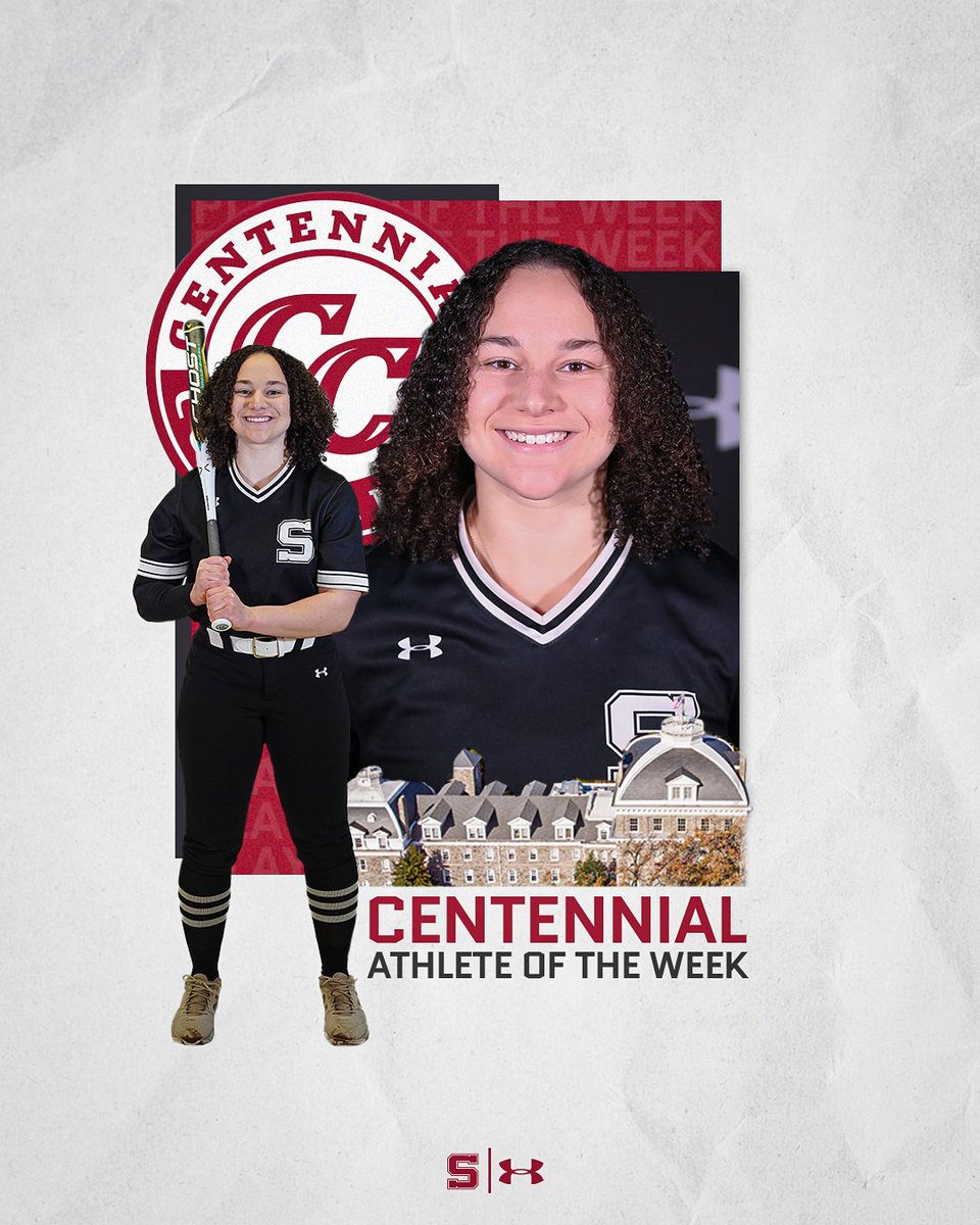 Congrats to Olivia McClammy on receiving her second career Centennial Athlete of the Week selection! 📰 swarthmoreathletics.com/news/2024/3/26…