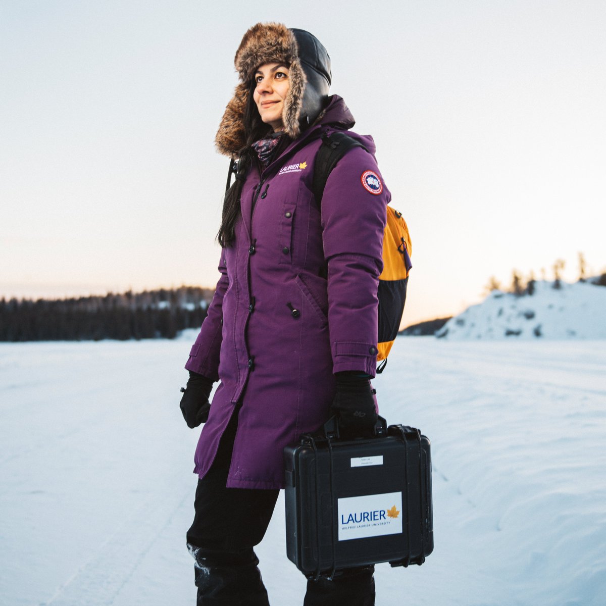 Listen to CBC's Bob McDonald interview Laurier Canada Research Chair Homa Kheyrollah Pour on the latest episode of Quirks and Quarks: cbc.ca/listen/live-ra… Kheyrollah Pour and her team are working with northern communities to protect essential ice roads as the climate warms.