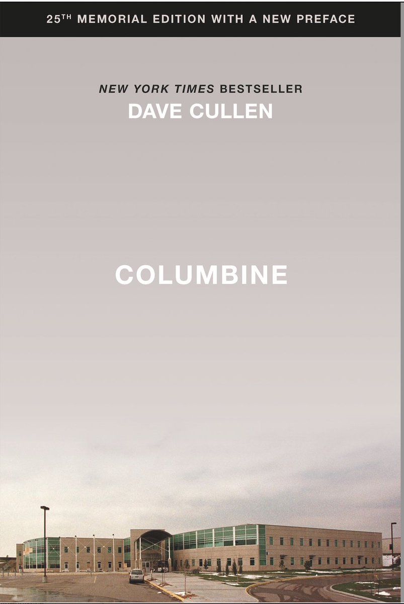 DaveCullen's tweet image. I keep trying to leave this story. The shootings keep escalating, so I wrote a new preface for the @25th Memorial Edition of #Columbine. In bookstores, @Amazon &amp;amp; @BNBuzz today. Please let me stop. 

amazon.com/Columbine-25th… @twelvebooks @HachetteUS 

barnesandnoble.com/w/columbine-25…
