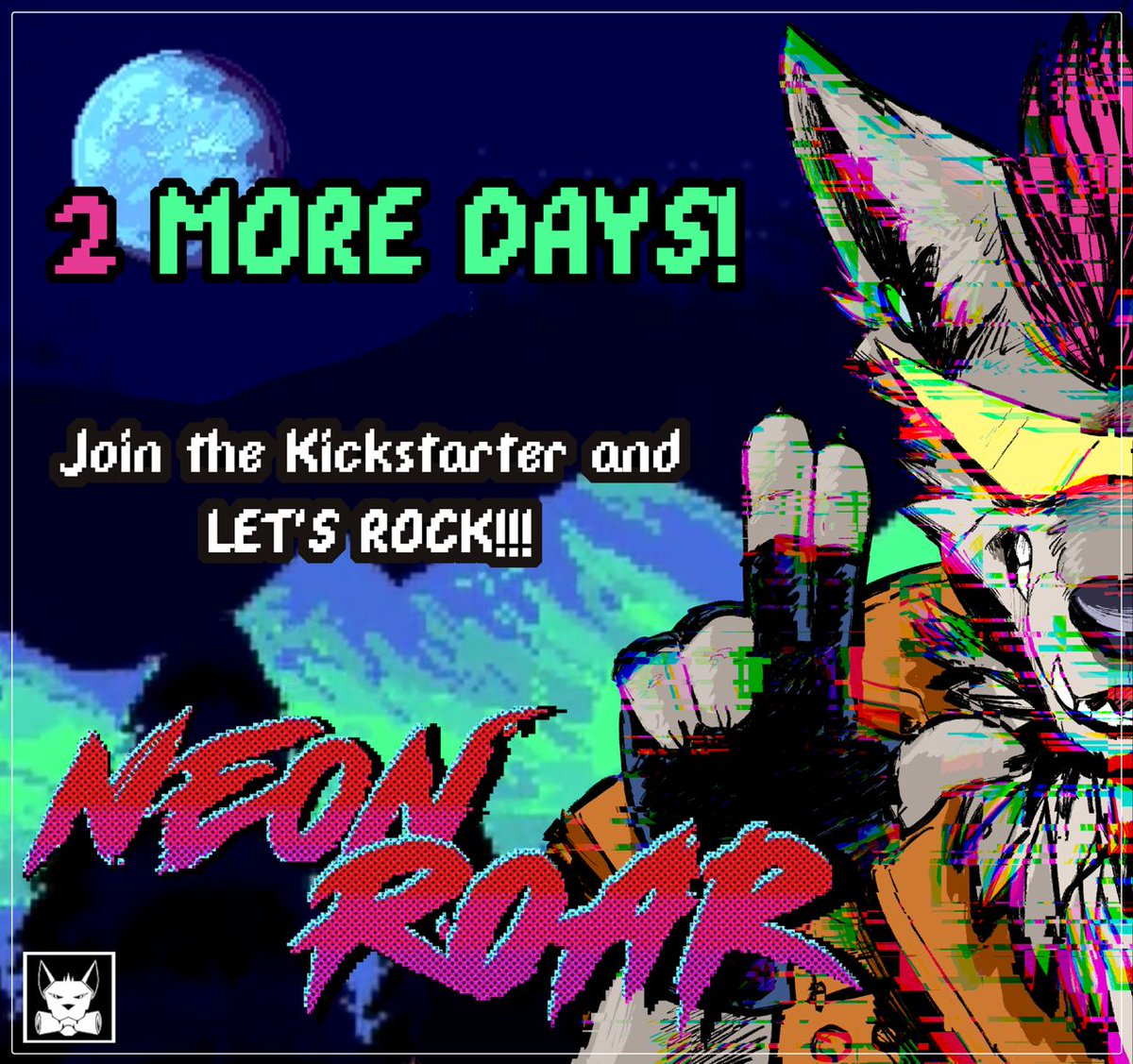 Radical! 🤘 The Kickstarter is ALMOST THERE! If you guys wanna play this excellent 16-bit furry game, let's try to make it happen for those hard working artists and devs! Rewards and other perks here: kickstarter.com/projects/fenri…