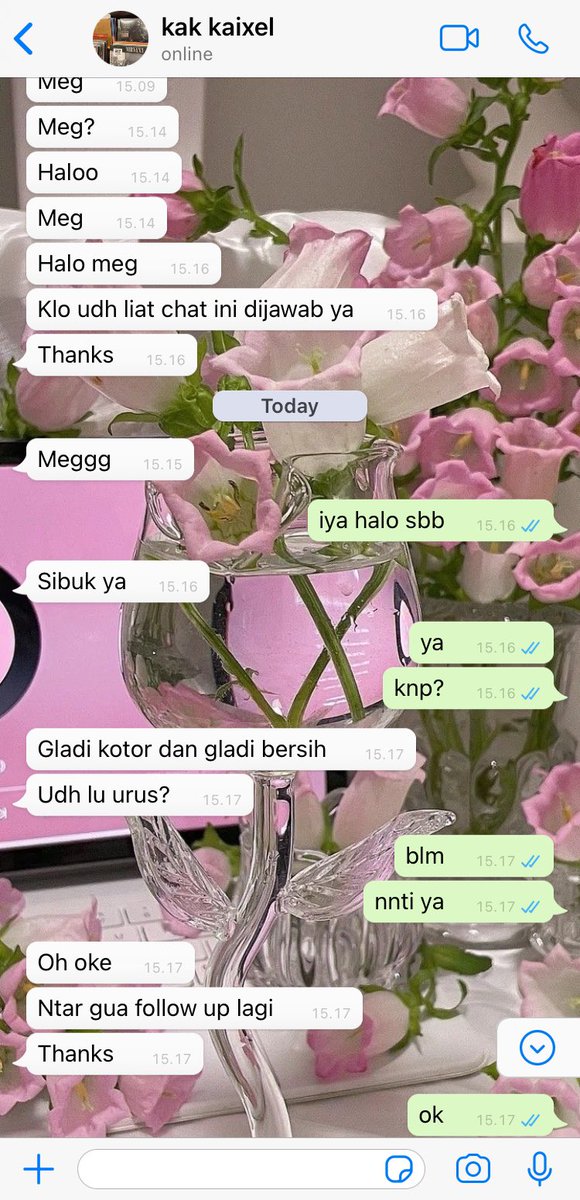 mierlouvre's tweet photo. ♥︎!   423 [besok baru dijawab bjir chatnya #buset] https://t.co/mnp0RJGOIA