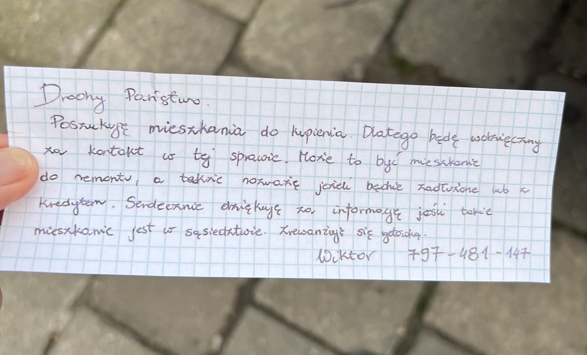 Wrocław - fliper płaci gotóweczką za informacje o zadłużonym mieszkaniu sąsiada. ⁦<a href="/JanSpiewak/">Jan Śpiewak</a>⁩