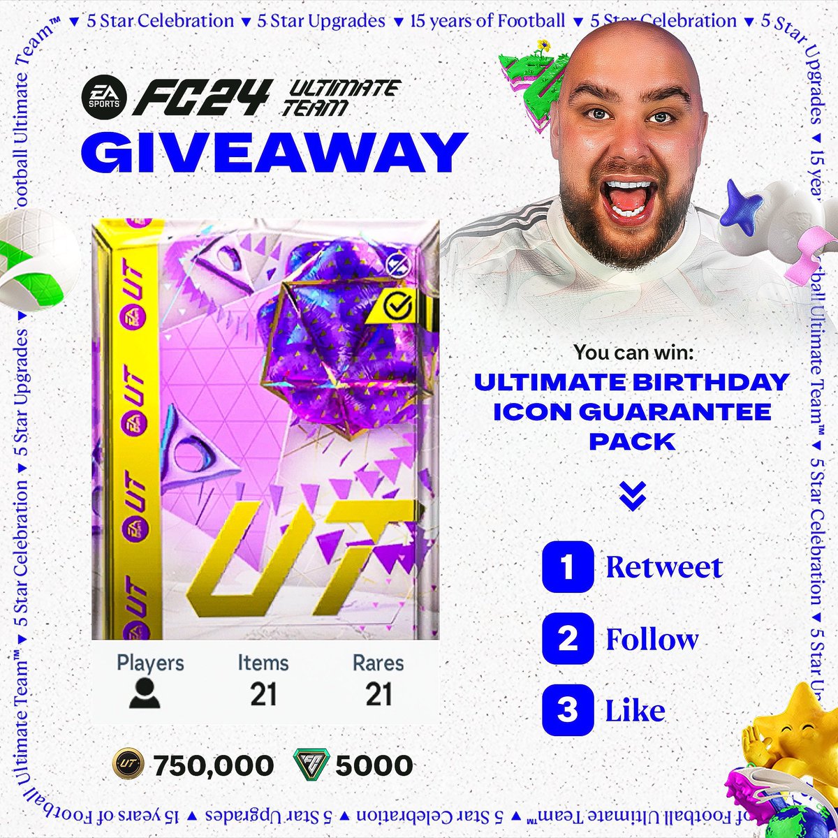 🎂 ULTIMATE BIRTHDAY GIVEAWAY 🎂 For a chance to win the FC points to open the store pack simply do the following ▶️ 1️⃣ RT and LIKE this Tweet 2️⃣ FOLLOW so I can DM you the code 3️⃣ Give this video a watch youtu.be/yWxt8gio77E Good Luck! 😉