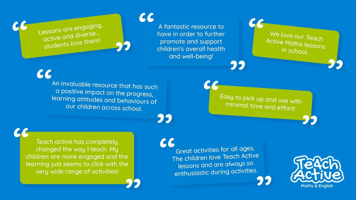 TeachActive's tweet photo. Covering #Reception, #KS1 and #KS2 Teach Active supports whole class work, interventions and even sits alongside / complements any national scheme of work.

Try #ActiveLearning with your class for FREE  👉 https://t.co/pkaZ1I3AnO

#Teachers #LessonResources #MondayMotivation https://t.co/LMYYHxW0tf