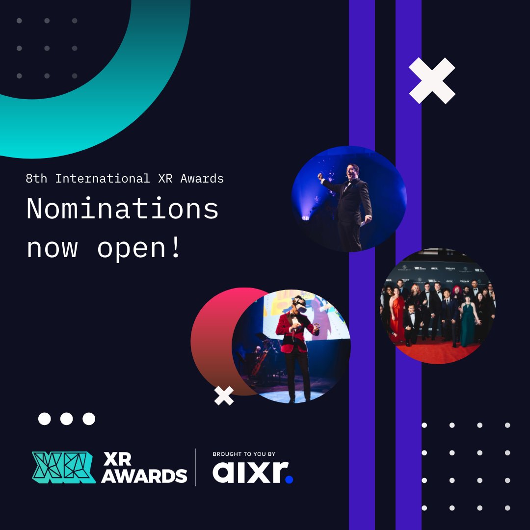 The XR Awards is officially open for entries. Our judges can't wait to see what you got in store for them. Check the link to download the entry kit and start your application process ✍️ xrawards.aixr.org/nominate/entry…