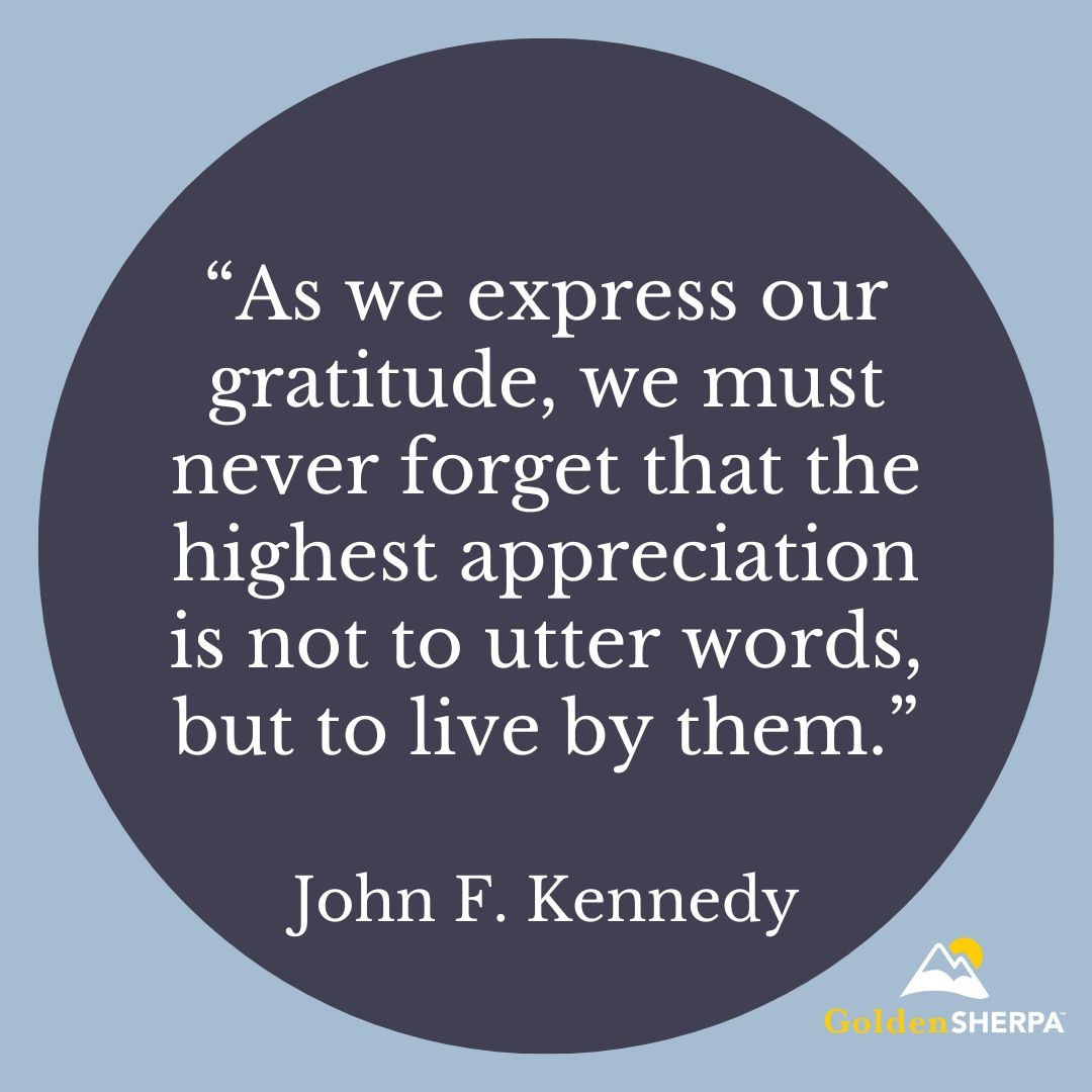 Let’s live our gratitude through our actions. In every act of care, we express our deepest thanks. 🙏💐 #GratitudeInAction #CaregiversLife #GoldenSHERPA Visit bit.ly/3EvvuYh
