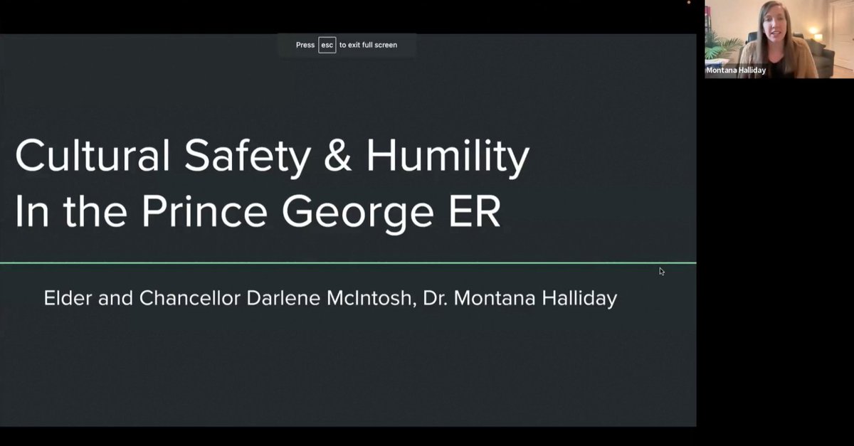 We are incredibly grateful to Elder Darlene McIntosh & Dr. Montana Halliday for sharing their approach to #CulturalSafety in the ER in our latest webinar. The full recording is now available our website: tinyurl.com/csh-webinar-re…. What topics would you like to see us explore next?
