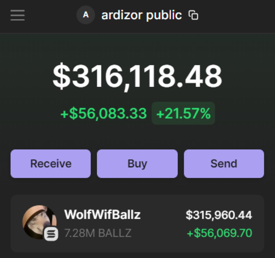 ardlzor_'s tweet photo. Ok now is the time to share $BALLZ, don't miss the $BALLZ PRESALE
The trend is just beginning @WolfWifBallz 

Send SOL to:

J9V1FhaLzVhVyWcfW6wp9JEmDNL9TYasnf5o4VeDKoyB
 
Min: 1 SOL
Max: 20 SOL https://t.co/nolyCTERWk