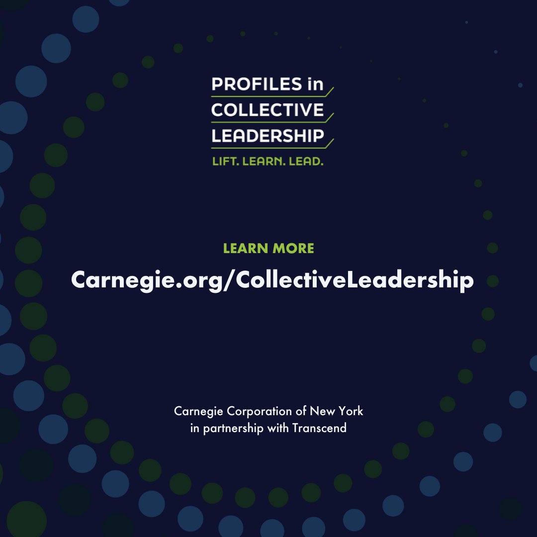 We are thrilled to announce that we have been recognized by @carnegiecorp's new philanthropic initiative supporting local partnerships that educate youth, bolster the workforce, and demonstrate the power of working together. #collectiveleadership carnegie.io/3vqCgOl