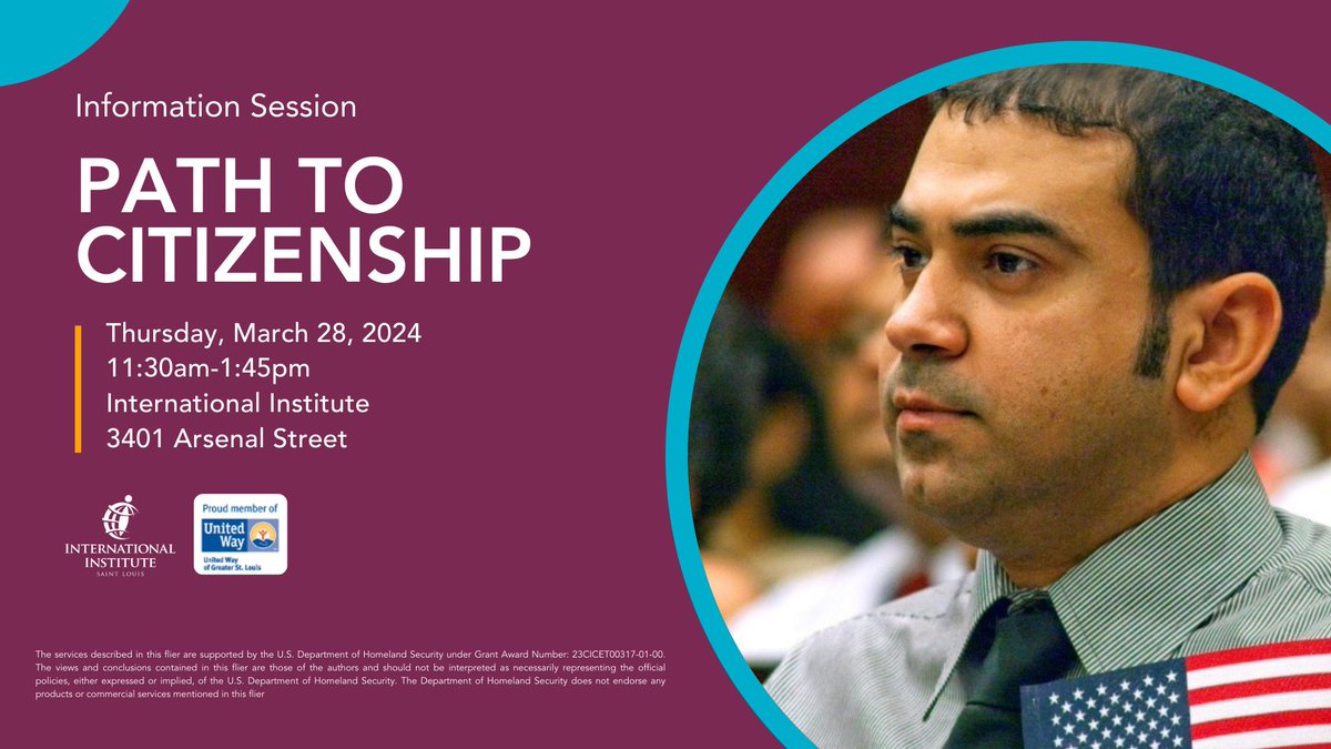 Our Path to Citizenship event is free and open to anyone interested in learning more about citizenship! Interpretation is available. Register now: bit.ly/3T5MsU2