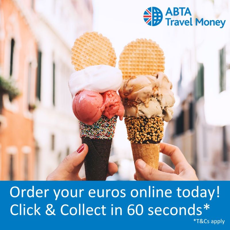 Going on holiday to Europe this Easter? Don’t forget to take some euros 💶

Order your ABTA Travel Money securely online today and you can Click &amp; Collect in just 60 seconds* from over 190 locations. 

Order online today abta.com/abta-travel-mo… 

*T&amp;Cs apply