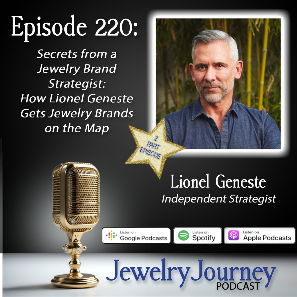 📣New Episode📣 Episode 220: Secrets from a Jewelry Brand Strategist: How Lionel Geneste Gets Jewelry Brands on the Map
Listen Now! [Link in Bio]⁠
.⁠
#podcast #thejewelryjourney #jewelrypodcast #jewelryjourney #accessories #fashion #new #gemstones #antiquejewelry #LionelGeneste
