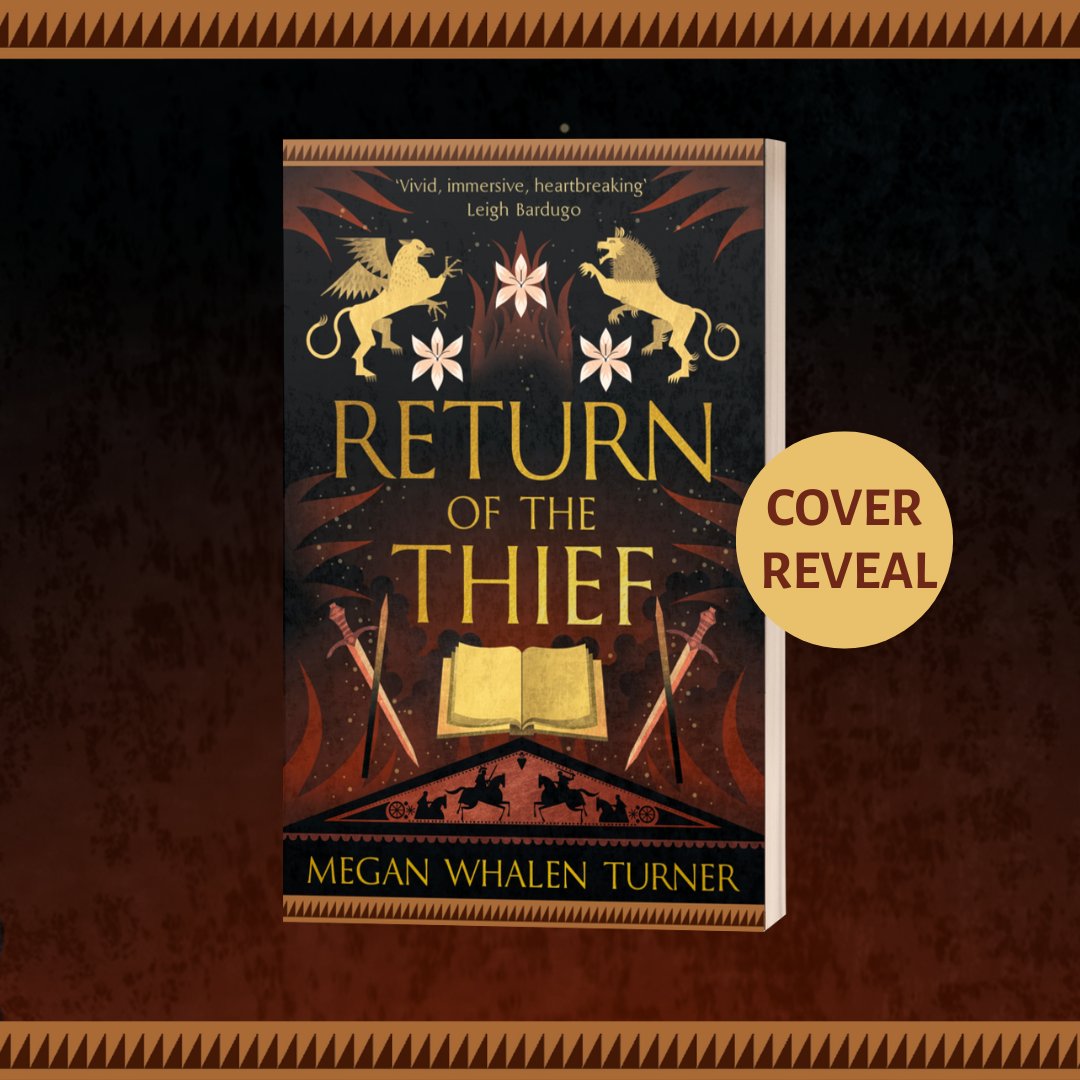 If one cover reveal wasn't enough for you this week, have another one 😍 Presenting Megan Whalen Turner's Return Of The Thief - the final book in the thrilling Queen's Thief series! Design: @natalieyulichen Illustration: @Katieponderillustration 📚 >> brnw.ch/21wIf39