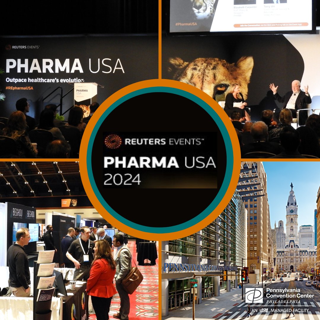 We are thrilled to welcome back Reuters Events: Pharma USA 2024 to the #PAConventionCenter!

Reuters Events: Pharma USA is North America's largest, cross-functional pharma gathering with over 1,200 attendees and more than 100 speakers. 

#REpharmaUSA #GreatSpacePHL