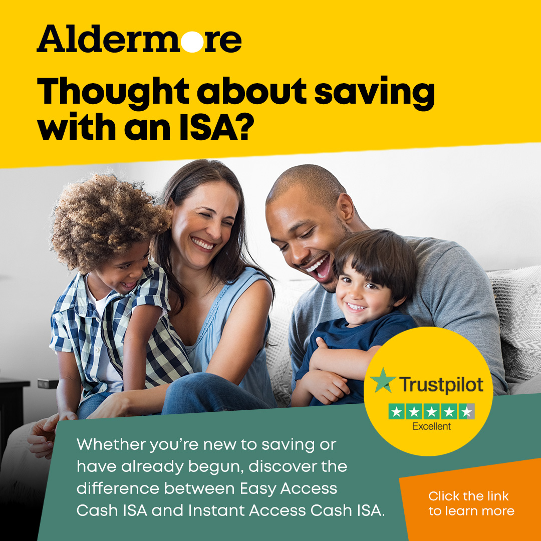 Looking to make the most of your savings but not sure about the difference between ISAs? From Easy Access and Instant Access Cash our latest article has everything you need to be a #SmarterSaver! Visit our website to learn more: aldermore.co.uk/insights/saver… #BackingYou #Savings