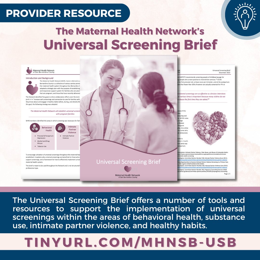 MHN_SB's tweet image. Elevate Your Care Approach with MHN&apos;s Universal Screening Brief! 🚀 

View the brief at: tinyurl.cm/MHNSB-USB

#UniversalScreening