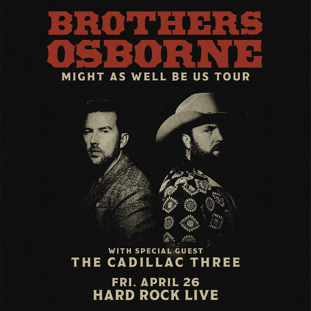 🤠GIVEAWAY🤠 @brothersosborne are coming to the @TheAmpSA on April 25th AND the @hardrockliveorl on April 26th! 🎟️ Enter to Win Tix: showsigoto.com/brothers-osbor… 🔒 Secure Tix: ticketmaster.com/event/22005F6F… • • • s/o @AEGPresentsSE