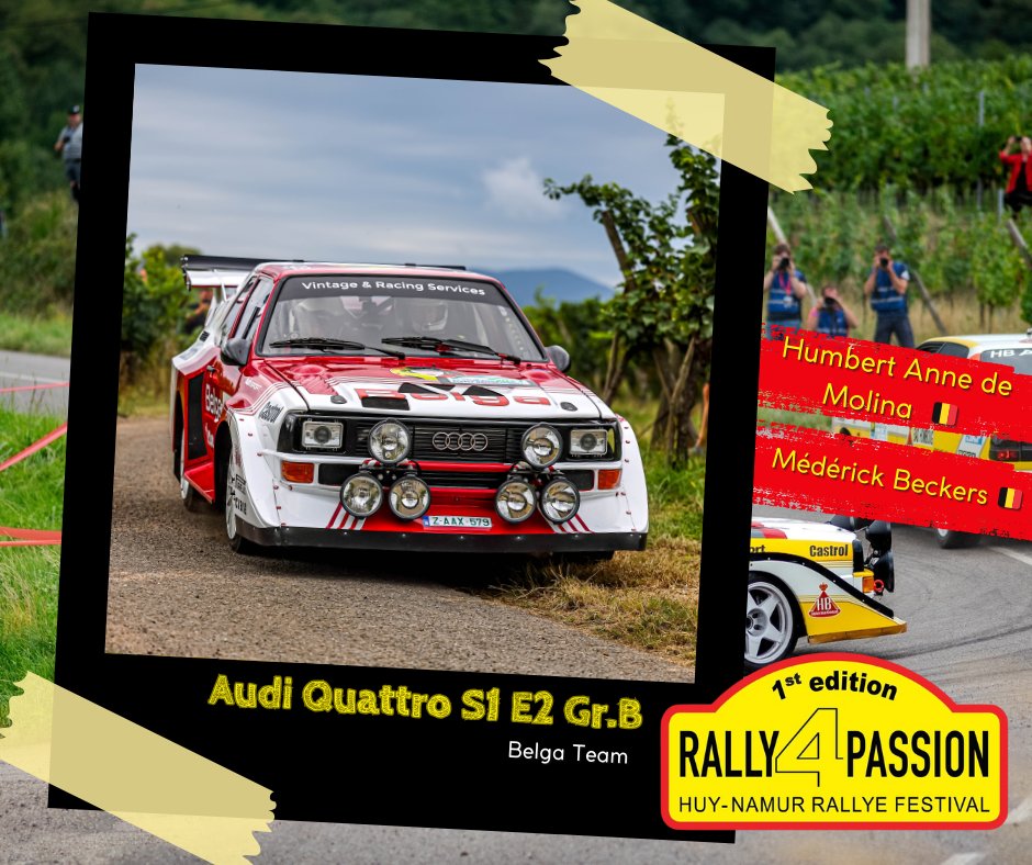 A second Audi Quattro S1 E2 at Rally 4 Passion

No, your eyes won't betray you: this Audi Quattro S1 E2 does indeed sport a livery... it has never worn in competition. This car is also the expression of the passion of Humbert Anne de Molina. More on R4P.be