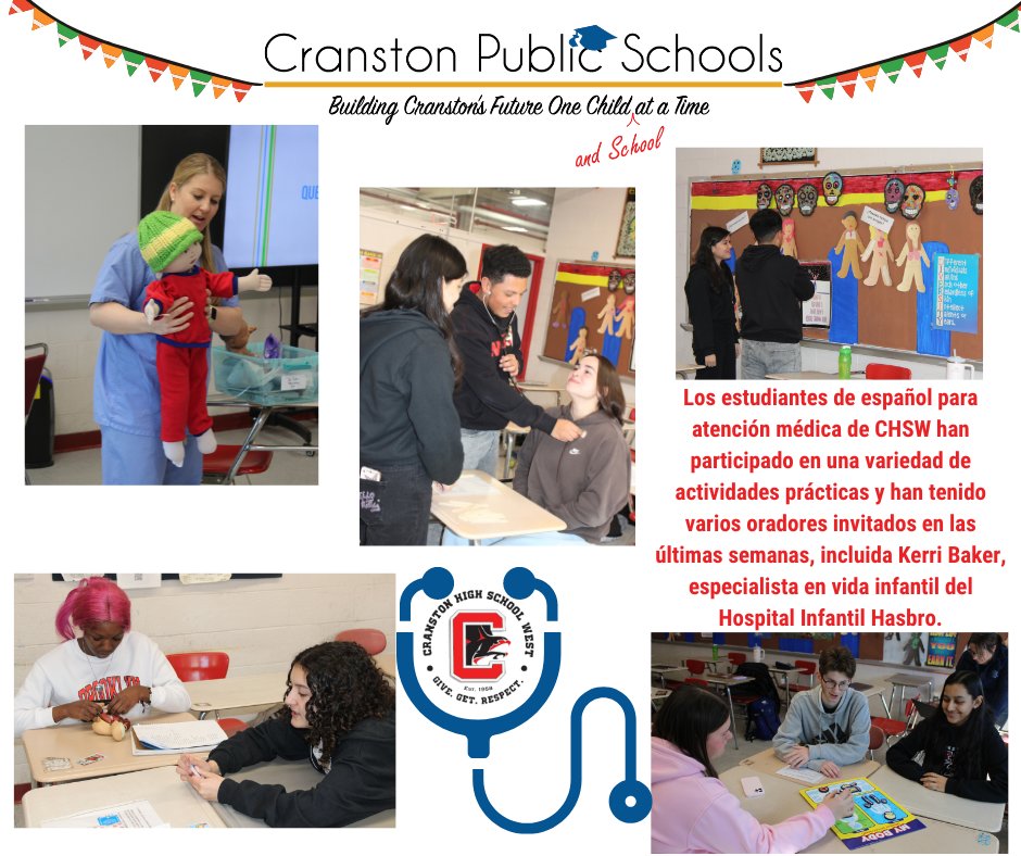 Our Spanish for Healthcare students at CHSW have been doing incredible work!
¡Nuestros estudiantes de Español para la Salud en CHSW han estado haciendo un trabajo increíble!
@CHSWPrincipal