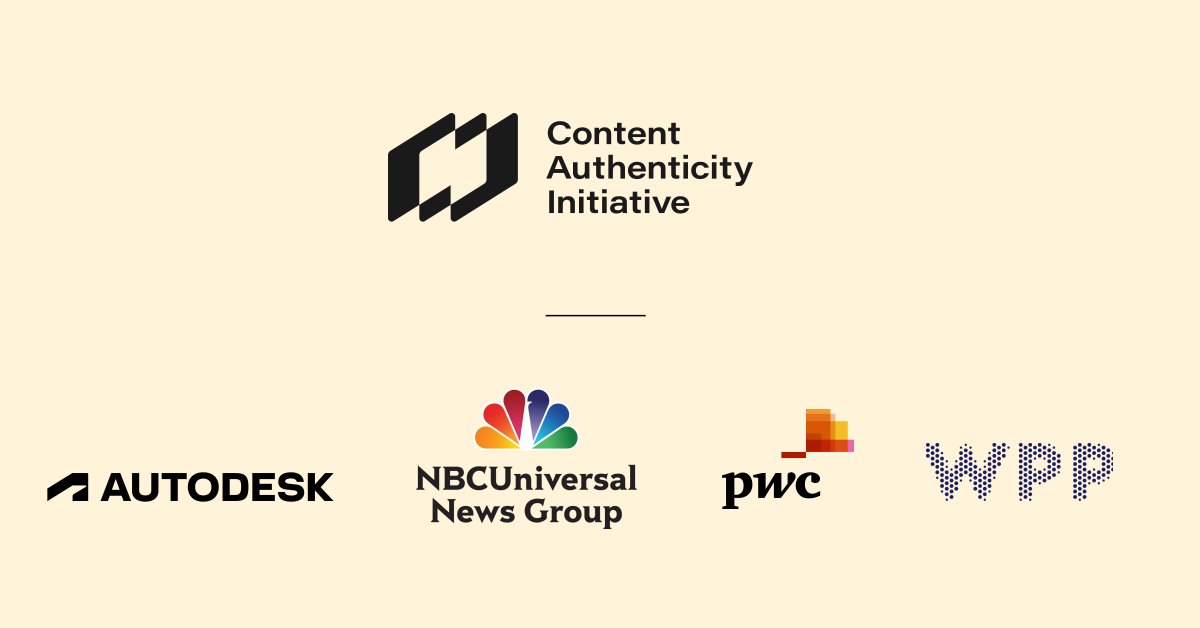 We’re thrilled to welcome new CAI members, Autodesk, NBCUniversal News Group, PwC, and WPP, joining a commitment to combatting the threat of misinformation, ensuring creators get credit for their work, and building trust in our information ecosystem. The CAI community of over…