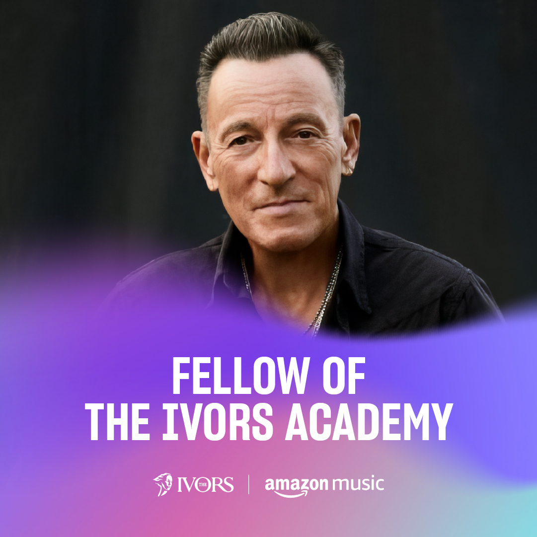 Bruce Springsteen Makes History as the First International Songwriter Fellow of The Ivors Academy! 🇺🇸🇬🇧 We're proud to reveal @springsteen as the first-ever international songwriter inducted into The Ivors Academy's Fellowship, the highest honour the organisation bestows.