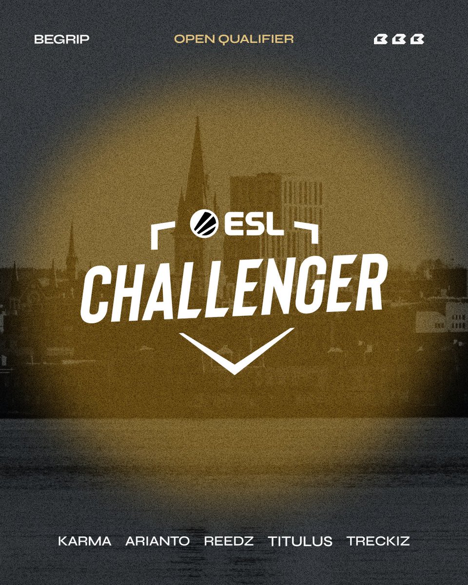 It's game day! We're taking on the ESL Challenger Jönköping 2024 Qualifier today. Let's go! 🇸🇪