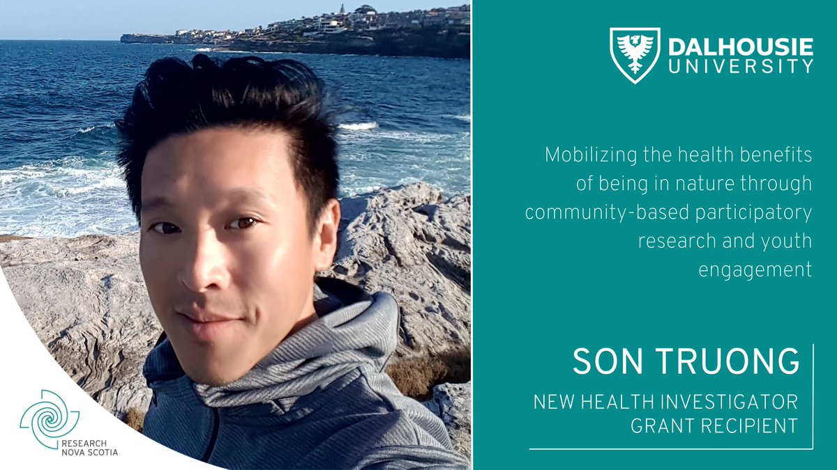 Congratulations to Dr. Son Truong for receiving a New Health Investigator Grant for #research mobilizing the health benefits of being in #nature through community-based participatory research and #YouthEngagement. 🧵(1/5)