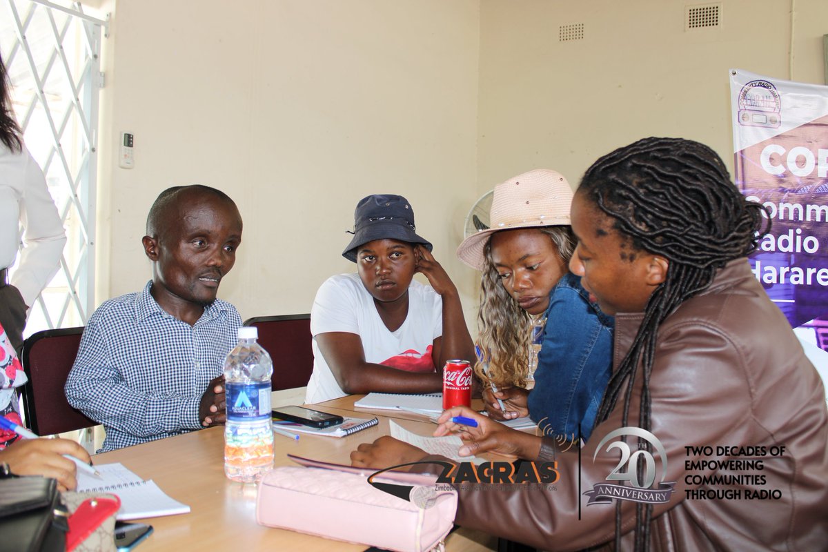 #QualityProgramming4CommunityJournalists: ZACRAS is currently training @CorahOnline community radio journalists on quality programming under the #UNDEF project with @amnesty_zim. #ZACRASat20 #strengtheningcommunityradio