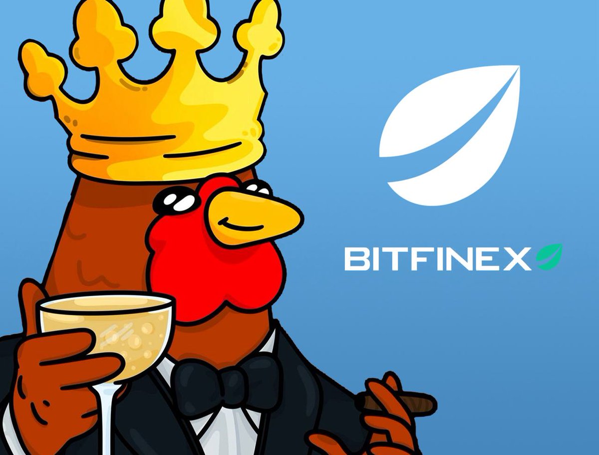 COQ is now listed on the longest running and most liquid major crypto  currency exchange. Welcome to the coop! 🐓🔺 @bitfinex