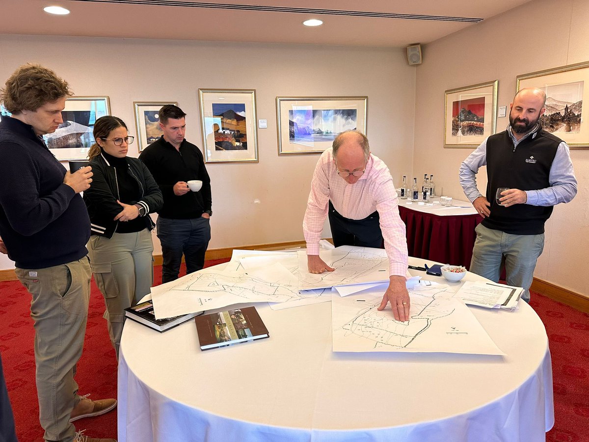 It’s Day 2 of this first module in the EIGCA Vocational Qualification in Golf Course Design #EVQGCD. Students are being taught by Module Leader, Simon Gidman #CelticManor #TwentyTenClubhouse