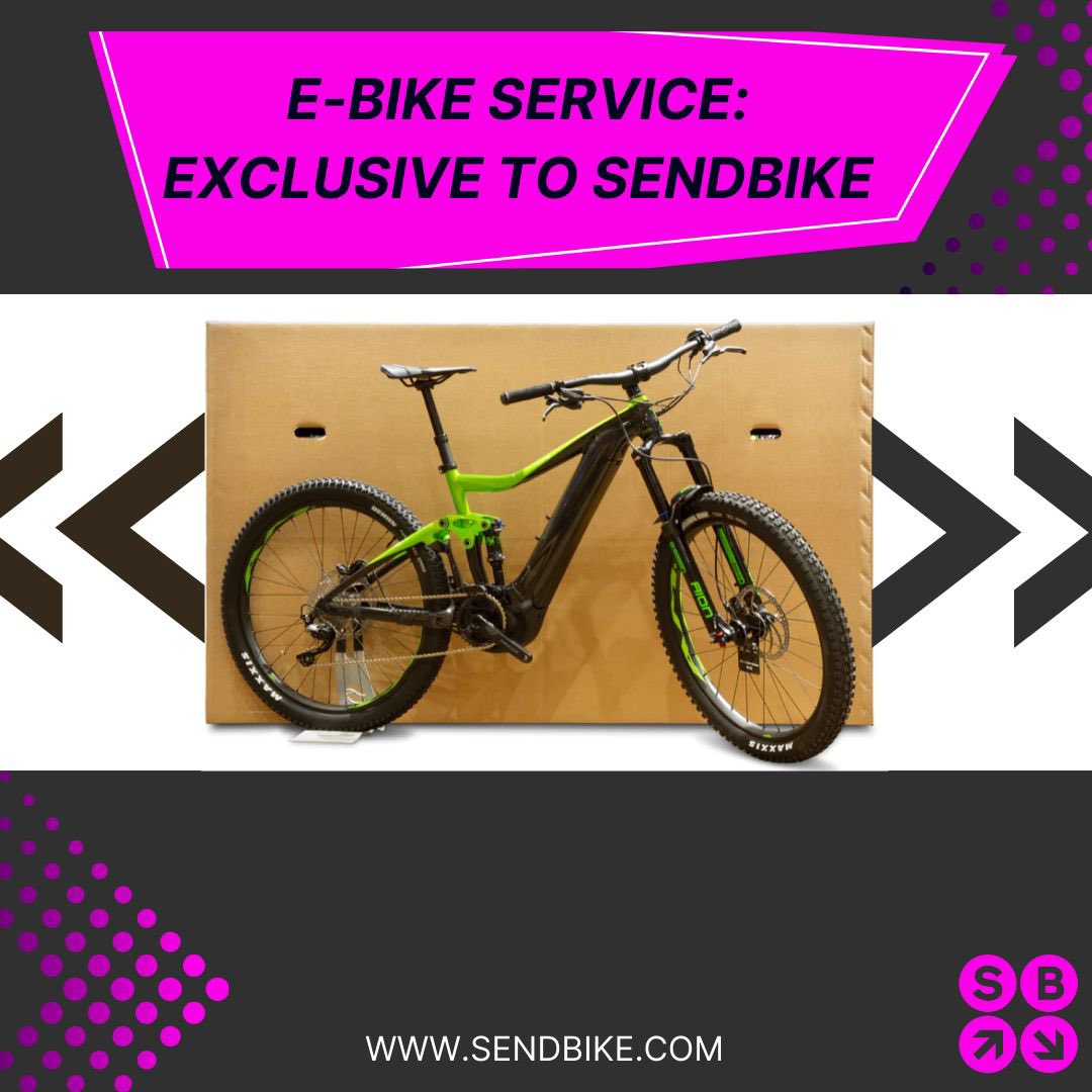 Introducing our E-Bike Service: Exclusive to SendBike! 🚲🔌 

With airline restrictions on E-bike travel sending your E-Bike with us is the safe and hassle-free solution. 

Get your free quote today- 
sendbike.com #sendbike