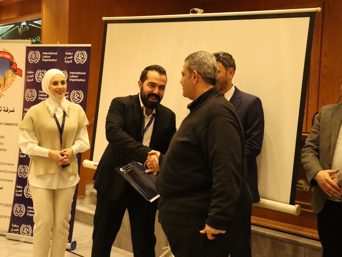 The Work-Based Learning project’s final event was held at the Aleppo Chamber of Commerce. Certificates were distributed to all trainees to acknowledge their commitment. The WBL project empowered 105 trainees with hands-on skills, 24 of them secured job contracts.