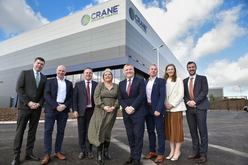 EUCssrMcGrath's tweet image. Congratulations to all at Crane Worldwide Logistics on their new 126,000 square foot logistics centre at the Harbour Gate Business Park in Little Island - a fantastic vote of confidence by a major player in global logistics in the local and regional economy.
