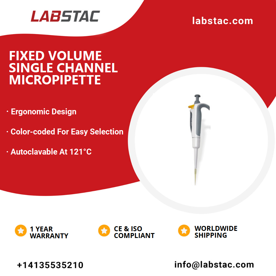 LabstacUSA's tweet photo. 🔬 Precision meets convenience with the PIP13 Micropipette Series! 🌟 Autoclavable at 121°C, color-coded for easy selection. Trust in accurate liquid handling every time! 💧 
https://t.co/yDhbHSM6X9
#LabEssentials #PrecisionInScience 🧪 https://t.co/FH0YxCj3Wj