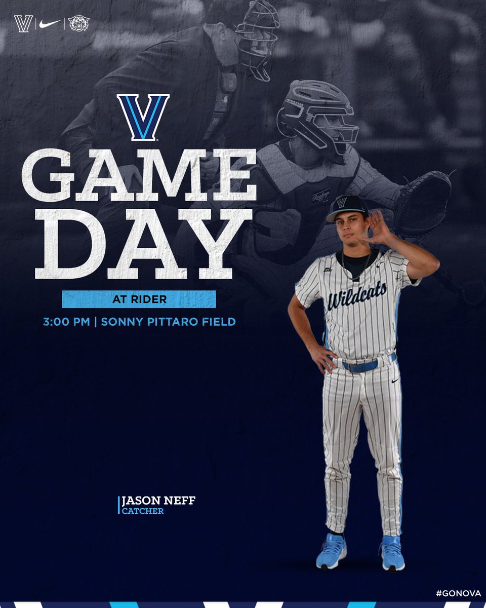 VUBaseball's tweet photo. ๐๐๐๐๐๐๐ ๐๐๐๐ ๐๐๐๐๐๐๐๐
๐: Lawrenceville, NJ
๐: Rider
๐: 3:00 PM
๐บ: ESPN+
#VUBase #GoNovaโ๏ธ https://t.co/AgcKDVamjg